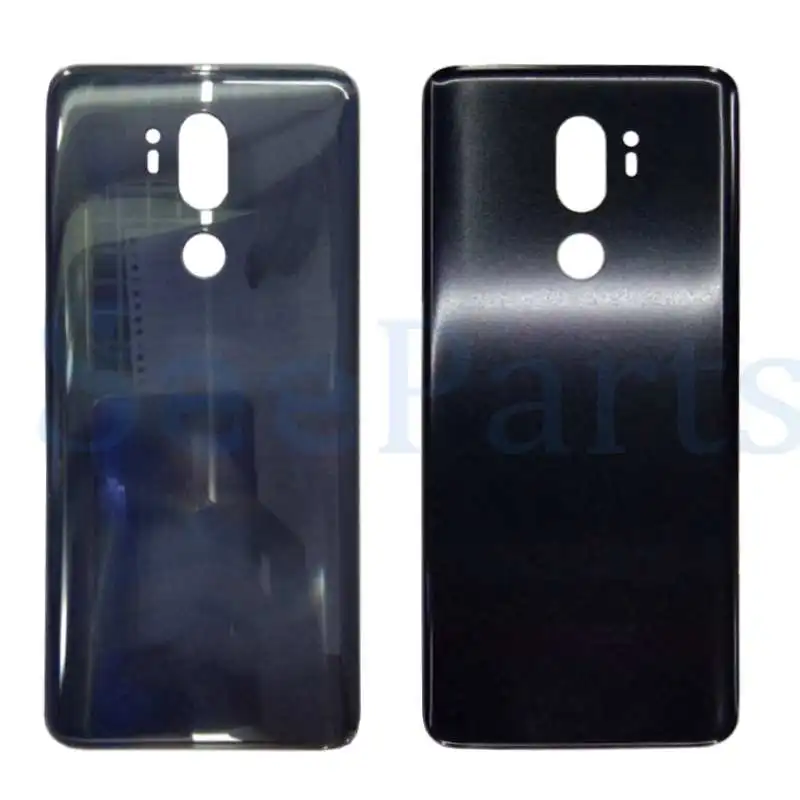 Стекло для lg g7 ThinQ Батарея крышка дверца батарейного G7+ G710 G710EM сзади Корпус задний Чехол с клеящим материалом для lg g7 fit/g7 один