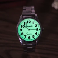 2022 top brand mens luminous hand watch waterproof luxury quartz business stainless steel military clock male relogio masculino