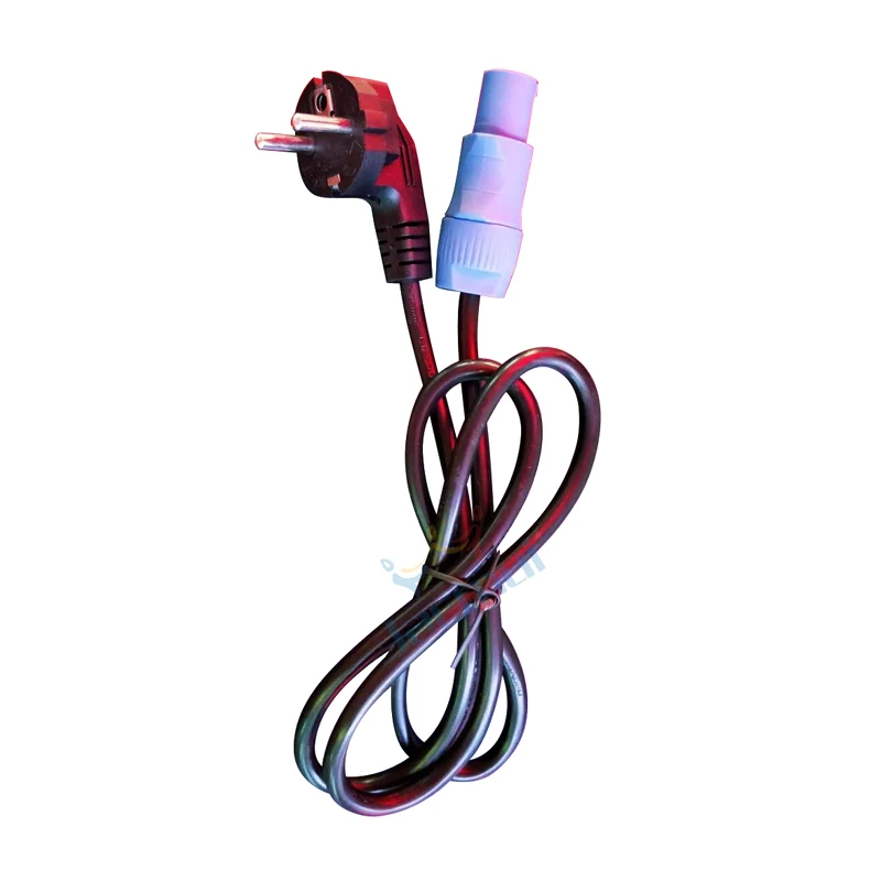 

10pcs/lot Mains Socket Powercon Plug Cable EU AU UK US Plug For Stage Lights