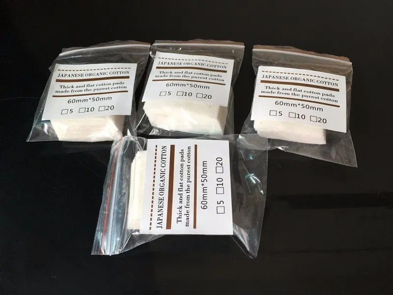 leiqidudu 5pcs/bag high quality Japanese cotton wick unbleached Nature RDA coil for rda rba Atomizer Huge Vapor ATTY DIY | Электроника