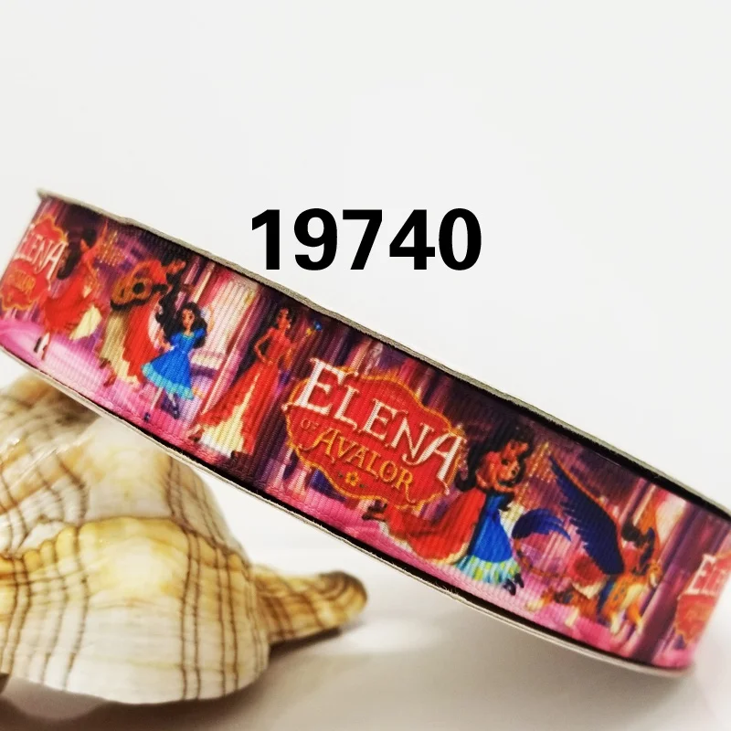 19740 Новое поступление ленты аксессуары для волос ленты 10 ярдов печатные корсажные ленты 19735 - Цвет: 19740