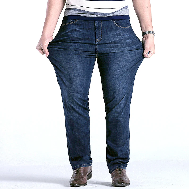 Для мужчин S Весна Длинные джинсы стрейч Slim Fit Мотобрюки Брюки для девочек