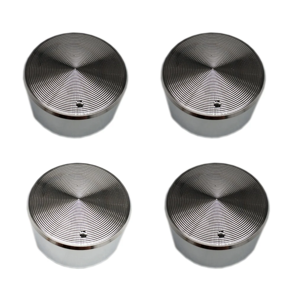 

4PCS Rotary switch gas stove parts gas stove knob zinc alloy round knob with chrome plating for gas stove