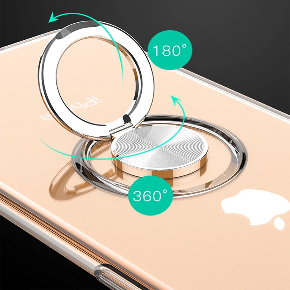 Защитный чехол OTAO Ультратонкий Мягкий из ТПУ с магнитом для iPhone XS MAX X XR 8 7 6 6S Plus |