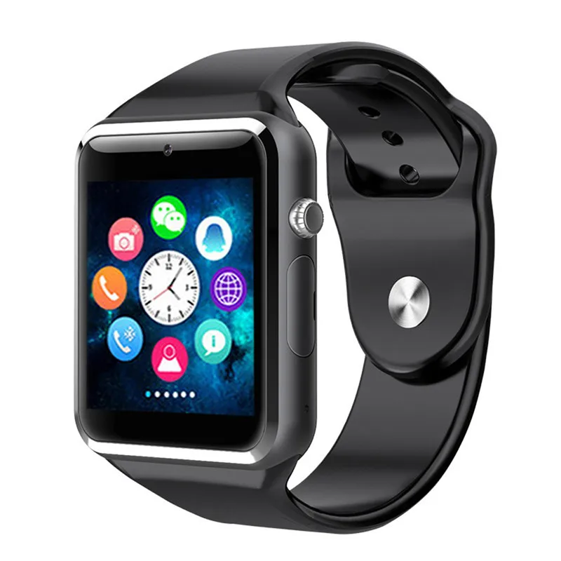 A1 наручные часы Bluetooth умные Спорт шагомер с SIM телефон Камера Smartwatch для huawei Android