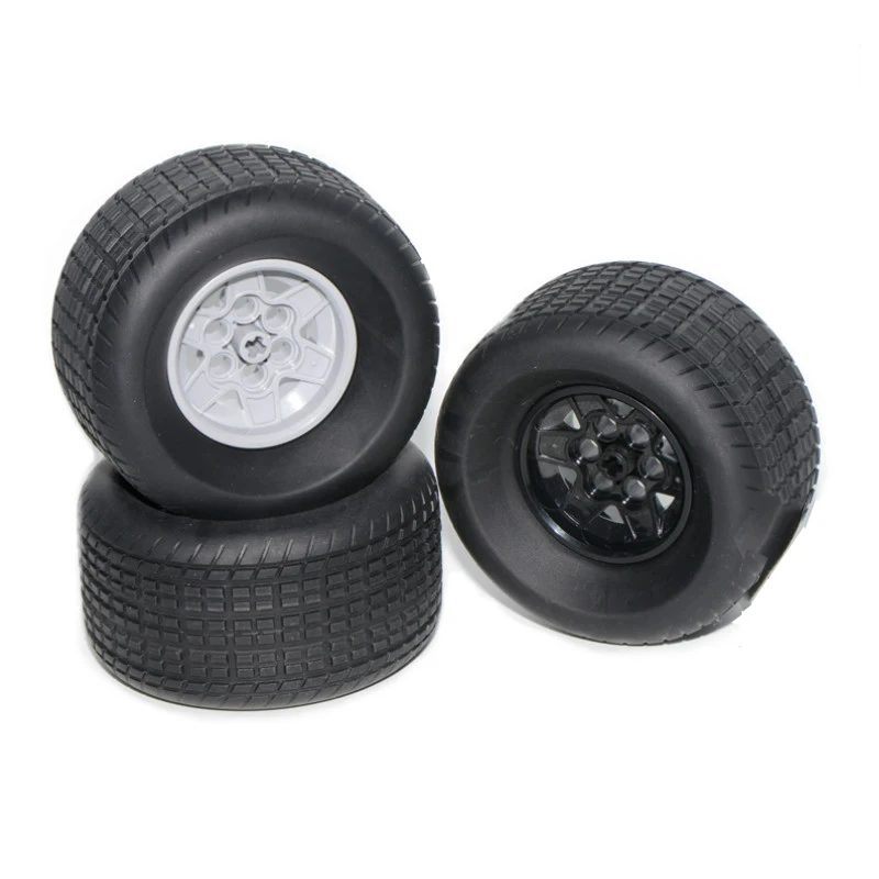 2 шт./лот техническая часть 18450 шины 81 6x44 R & Part 56908 колеса 43 2x26 Technic Racing Small с 6