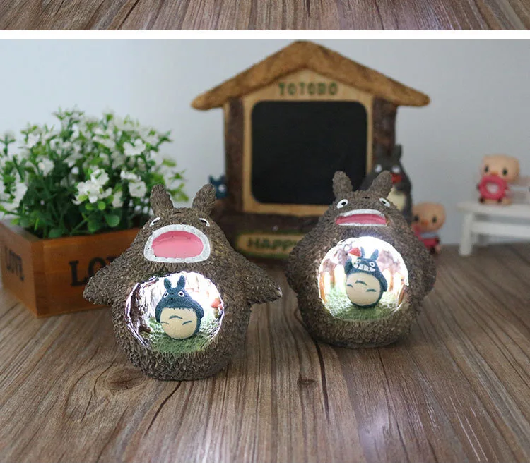 Hayao Miyazaki Studio Ghibli Мой сосед Тоторо, Хаяо Миядзаки светодиодный ночник фигурка экшн-фигура игрушки