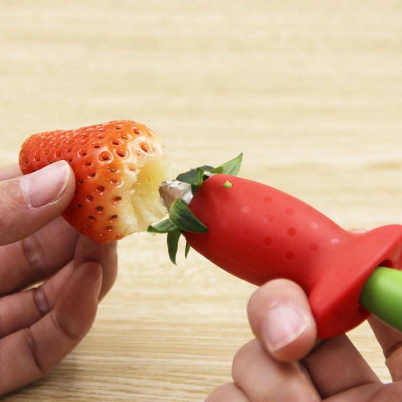 1 шт. кухонная креативная клубника для удаления педикюра Нарезать Фрукты подарки