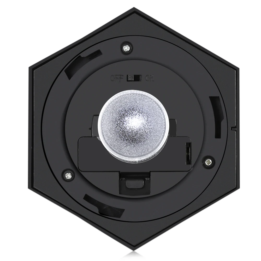 Светильник садовый светодиодный на солнечной батарее 4 шт. шестиугольный