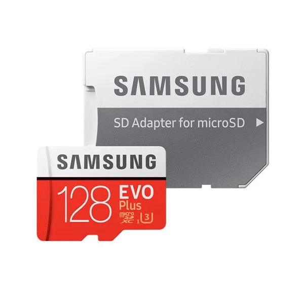 SAMSUNG EVO+ Micro SD 32G SDHC 80 МБ/с. класс 10 карта памяти C10 UHS-I TF/SD карты транс флэш SDXC 64 Гб 128 ГБ для доставки - Емкость: 128GB And  Adapters