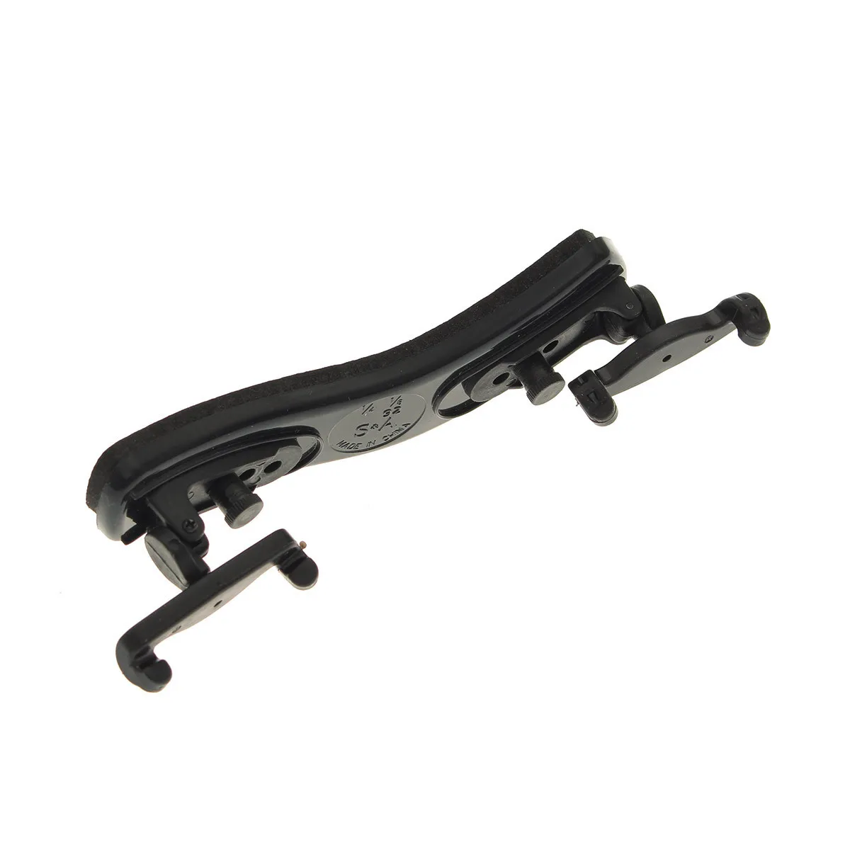 Черная Пластиковая регулируемая скрипка плечевая подставка для скрипки 1/2 1/4