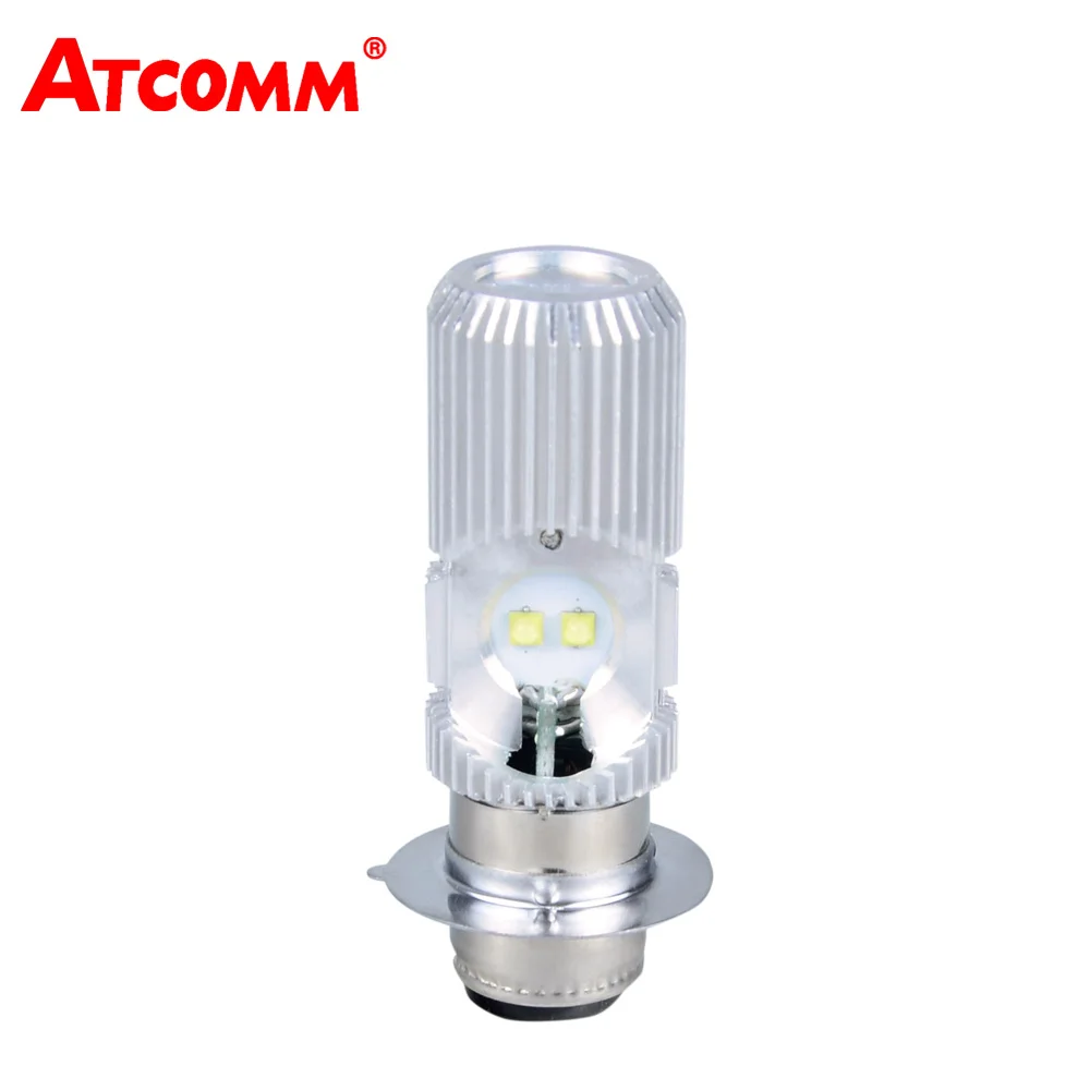 ATcomm 1 шт. P15D светодиодные мотоциклетсветильник ры COB 12 В 6500 лм 8 Вт к холодный белый