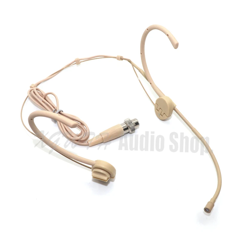 Кожаный двойной крюк головная гарнитура микрофон для MiPro беспроводной радио микс