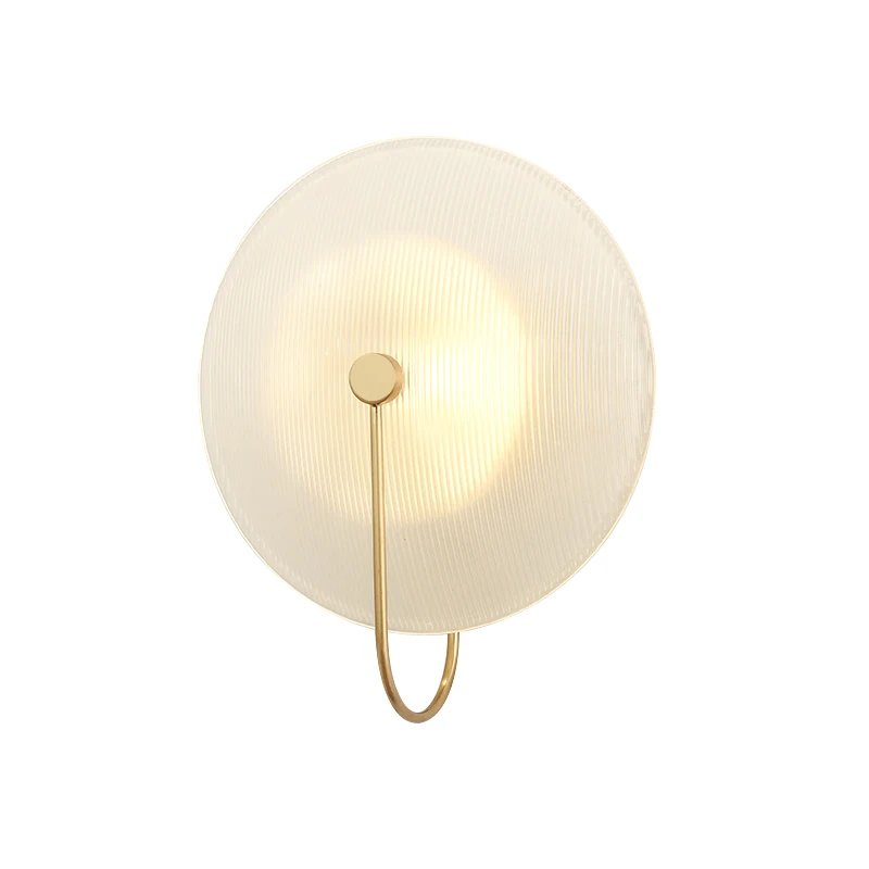 

Postmodern creative glass wall lamp for living room, study and bedroom
