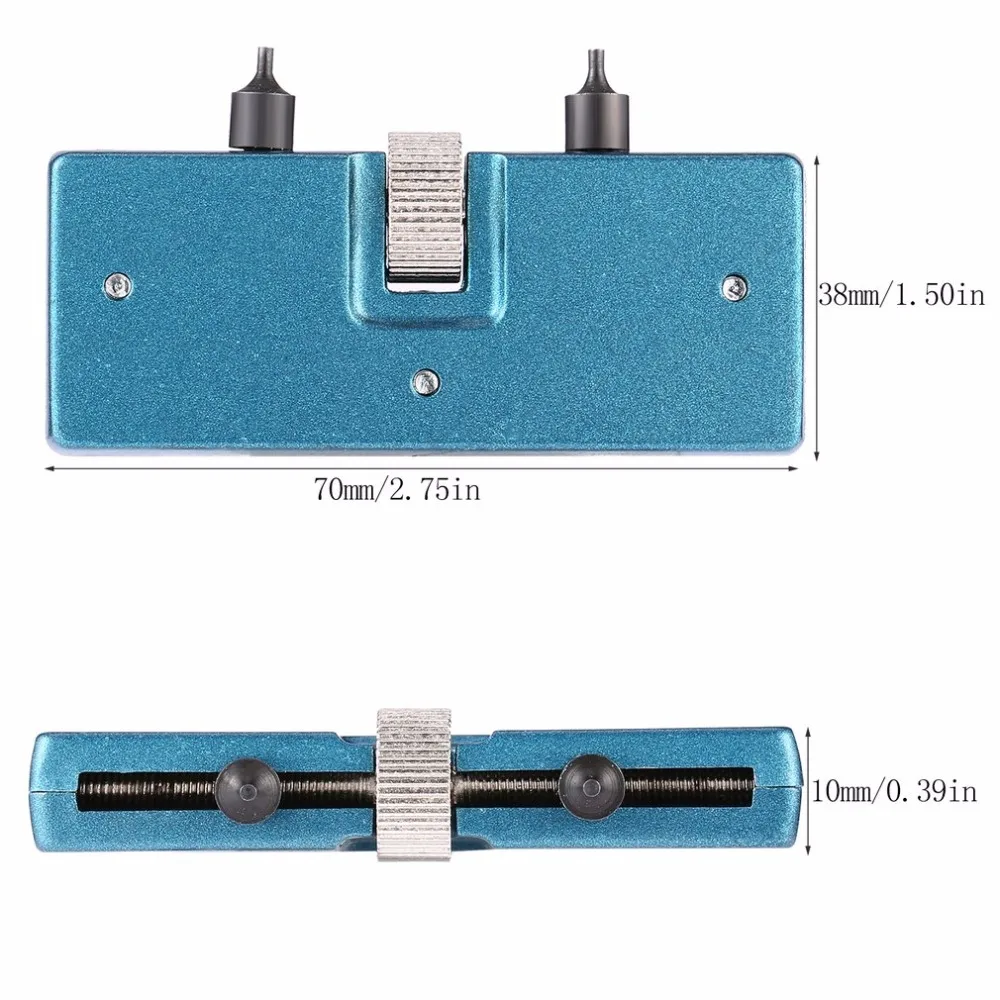 1 шт. инструмент для ремонта часов набор замены батареи Регулируемый Чехол