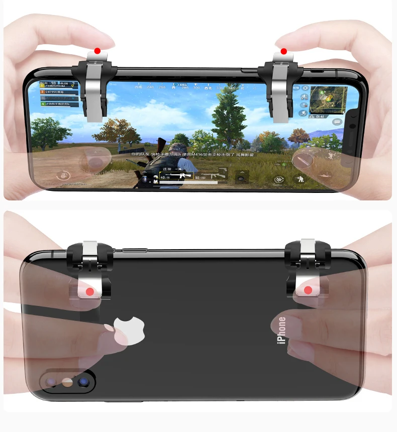 HEYNOW геймпад для мобильного телефона контроллер для PUBG чувствительной съемки триггер огонь металлическая кнопка игровой джойстик мобильный телефон геймпад
