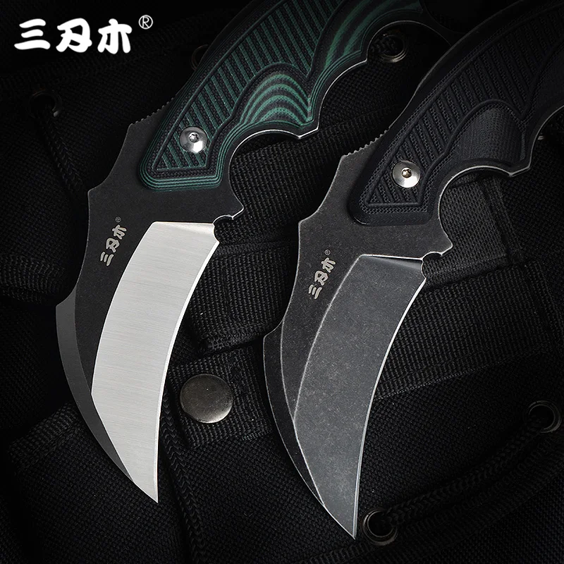 Sanrenmu S635 нож с фиксированным лезвием 14C28N лезвие для кемпинга выживания