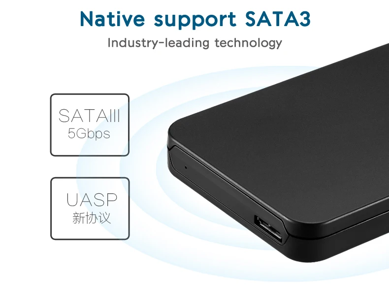Acasis HDD жесткий диск для ноутбука корпус жесткого диска SATA USB 3,0 Корпус HDD 2,5 Пластик Цветной корпус жесткого диска шкатулка Disco Duro#35