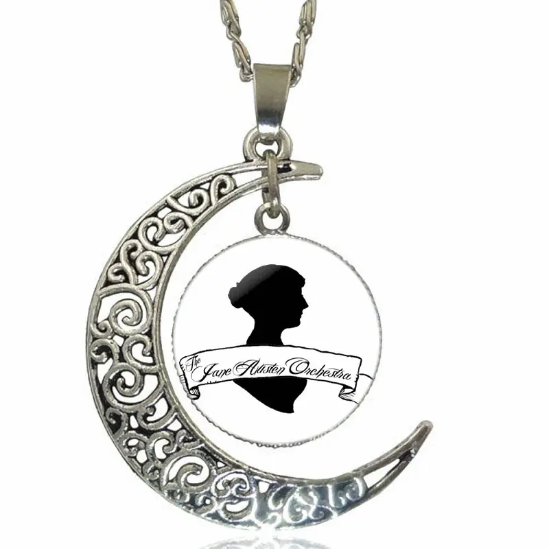 Винтажное украшение серебряное покрытие со стеклом ожерелье с подвеской в виде