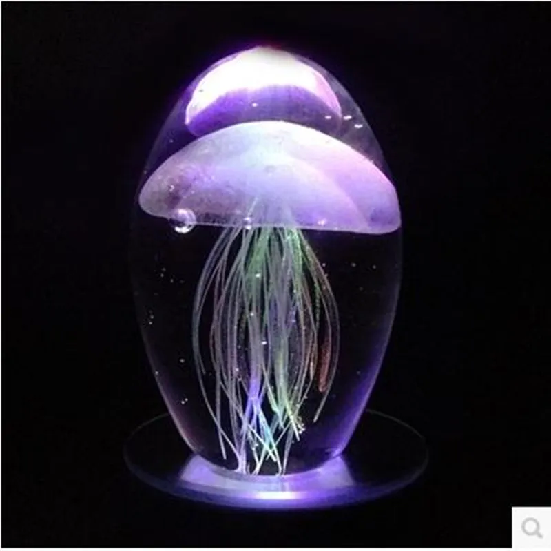 

Creative Birthday Little Gifts, Jellyfish Crystal Glass Crafts