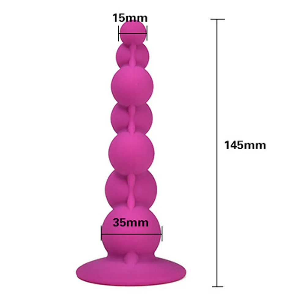 Anal Beads Sex Toys For Men Silicone Plug Stimulator G-spot Massager Erotic Couple waterproof #4N |