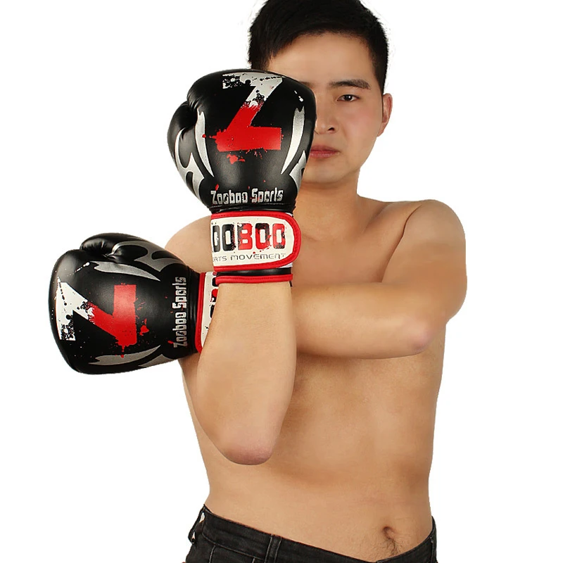 Боксерские перчатки Muay Thai из искусственной кожи боксерские митенки для
