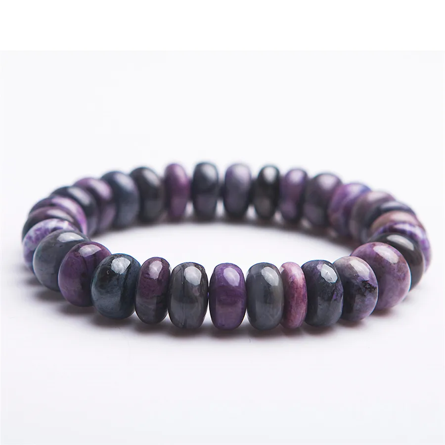 Натуральный Sugilite драгоценные камни камень браслет крутой мужской популярный