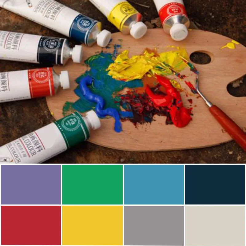 Профессиональный тубус масляной краски s Art для художников холст пигмент