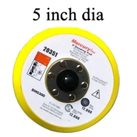 5 inch dia 4/5/6/7 дюйма шлифовальные резервная подставка шлифовальный абразивный диск с зажимом медной проволоки M8 для пневматический шлифовальные станки/воздуха полировальные машины - Сетки: 5 inch dia