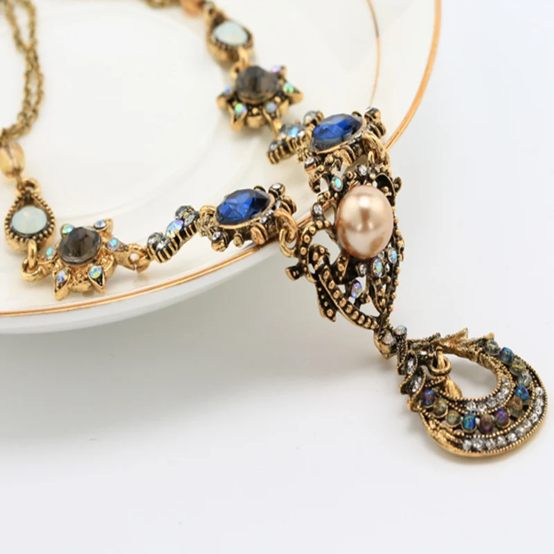 Женское Ожерелье в этническом стиле ожерелье богемном с цветами макси-ожерелья и