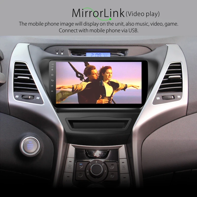 PX6 4 + 64G Android 9 0 автомобильный Радио мультимедийный плеер навигация gps для Hyundai Elantra