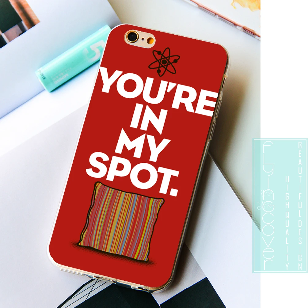 Capa Big Bang Theory My Spot прозрачные мягкие силиконовые чехлы для телефонов iPhone XS Max XR X 7 8 6 S