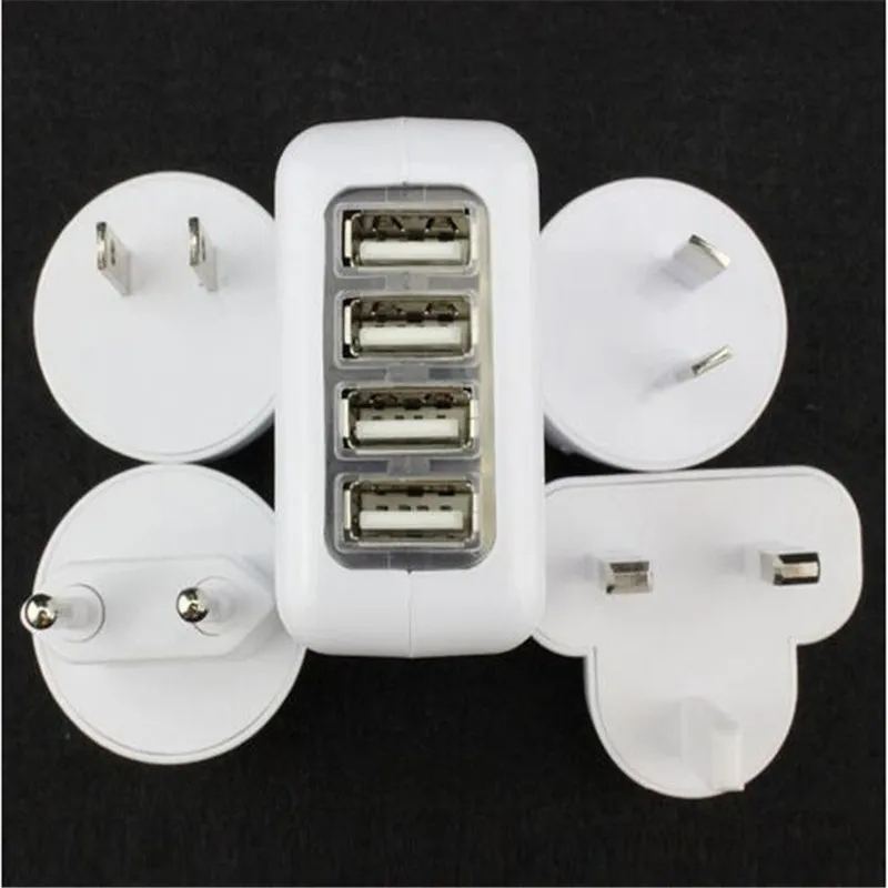 Зарядное устройство Effelon с 4 USB портами штепсельная вилка Европейского или