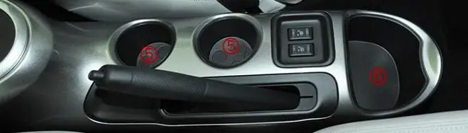 

Car Anti-Dirty Pad Door Groove Gate Slot Cup Armrest Storage Pad Anti-Slip Mat For Infiniti ESQ