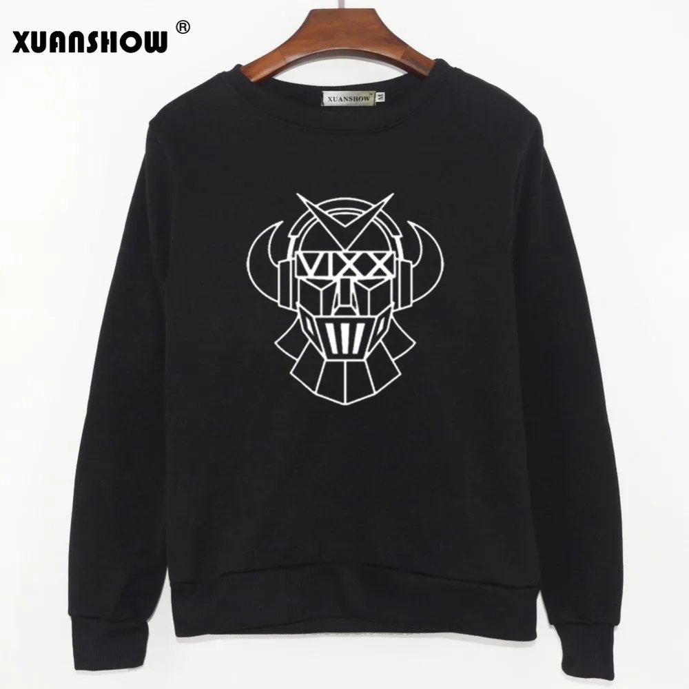 Женская толстовка с длинным рукавом KPOP VIXX Fans модная Осенняя Толстовка в стиле хип