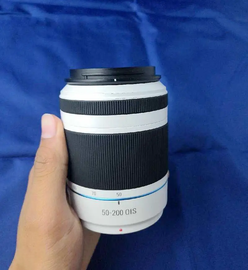 Для samsung В переменного тока, 50-200 мм F4.0-5.6 объектив для samsung NX20 NX100 NX1000 NX110 NX1100 NX200 NX2000 NX300 NX300M NX3000(б/у - Цвет: white