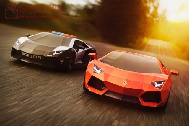 

Super Sports Car Aventardo 3D Paper Model DIY Hand-made Paper Model