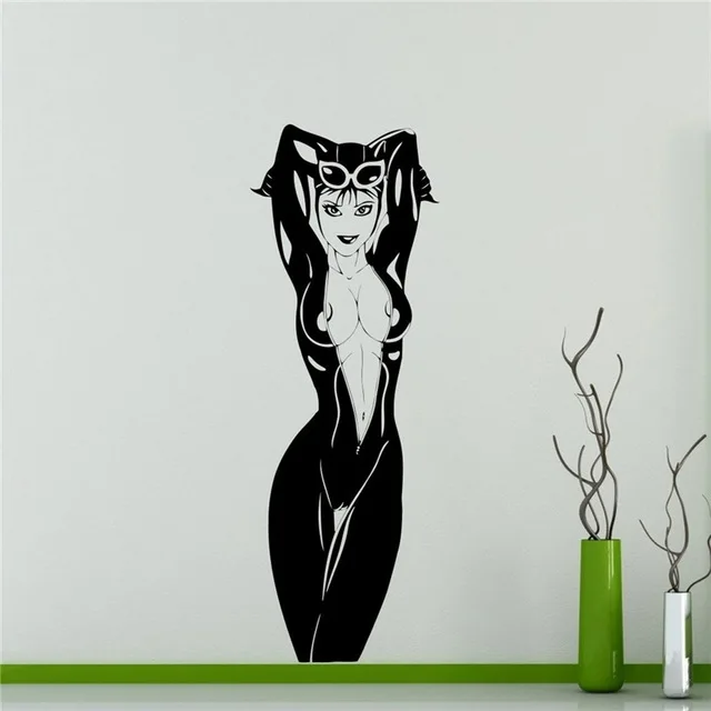 Наклейка на стену Виниловая наклейка Супергерой комиксы аниме мультики