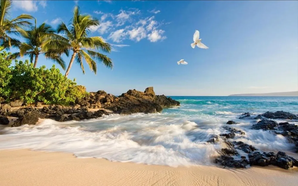 3d обои пейзаж морской Настенные для телевизора настенные 3D обои|3d mural designs|3d