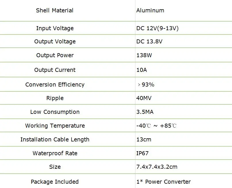 XINWEI 12 V до 13,8 V 8A 10A 12A 15A 18A DC преобразователь Повышающий Модуль повышения водонепроницаемый конвертер CE сертифицированный