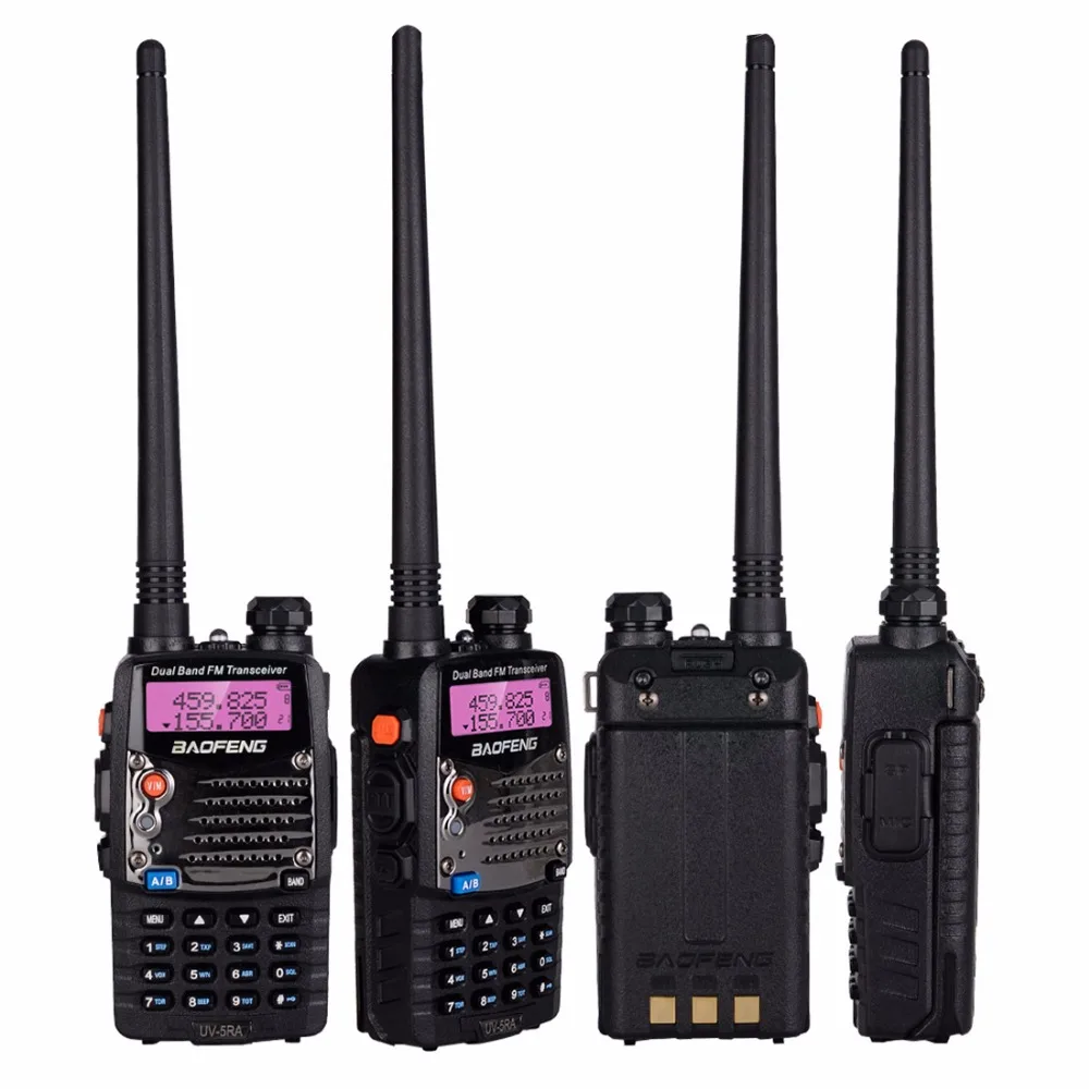 BAOFENG Long Range Walkie Talkie с наушниками Uhf Vhf UV 5RA Dual Band CB Ham радио сканер Полиция 5 Вт