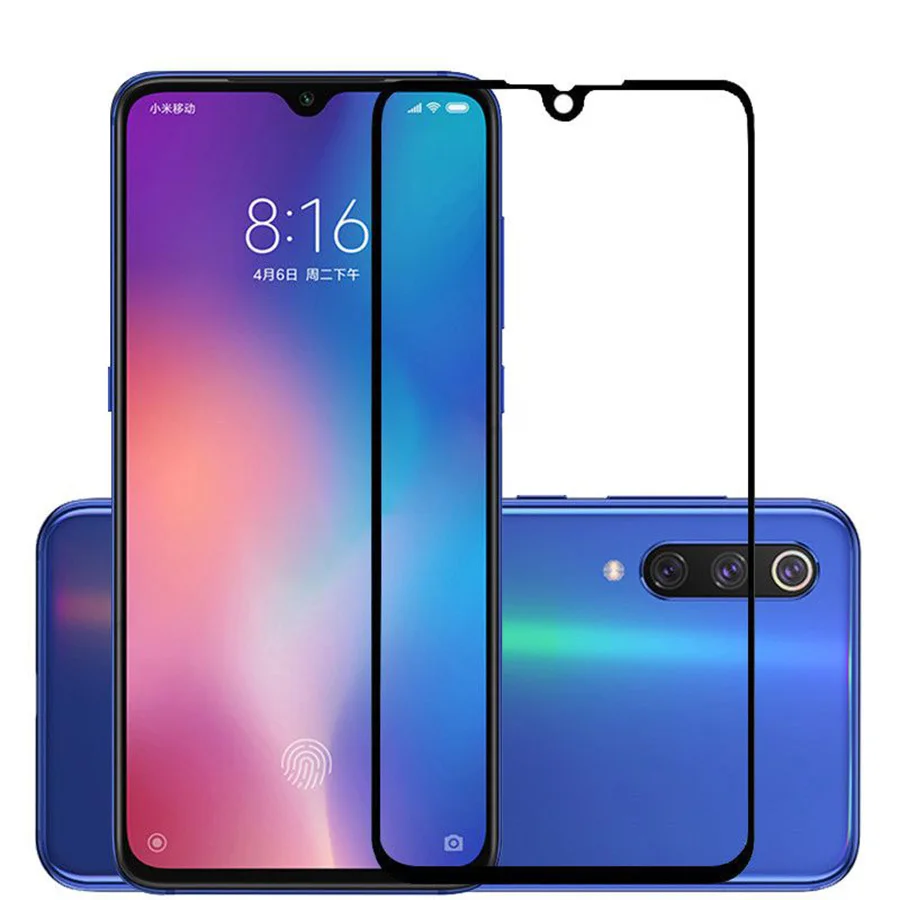 For Xiaomi Mi 9 SE Glass 9T Pro Tempered Screen Protector Protective Full Cover Xiomi Mi9 Global 5G | Мобильные телефоны и