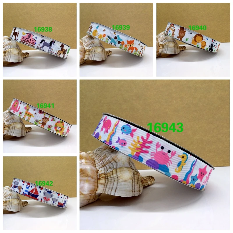 Бесплатная доставка 50 ярдов на размер мультяшная лента печатная корсажная 16939 |