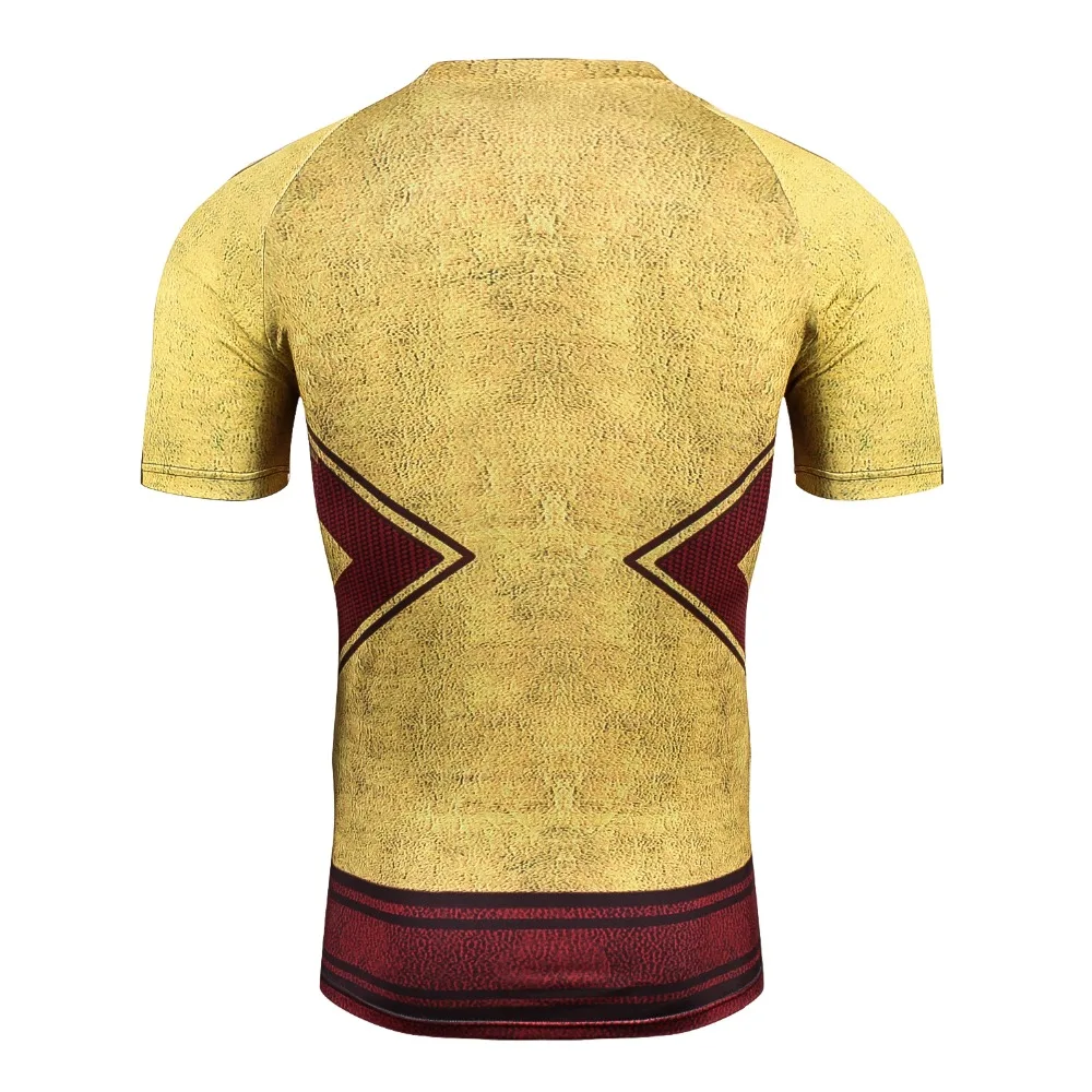 Новая классная мужская черная компрессионная футболка с 3D принтом супергероя