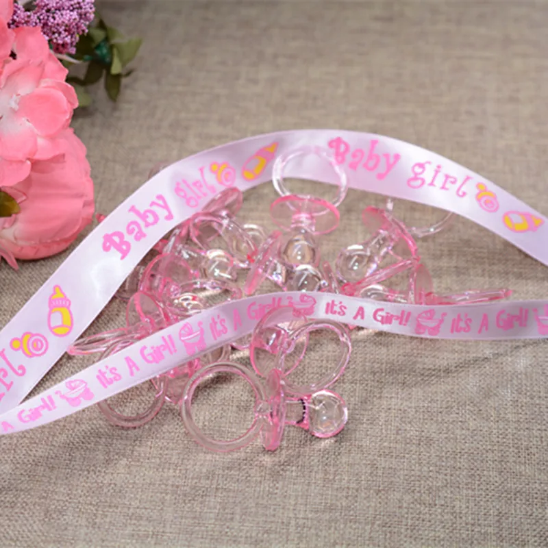 100 ярдов атласная лента для маленьких мальчиков и девочек синяя розовая это торт