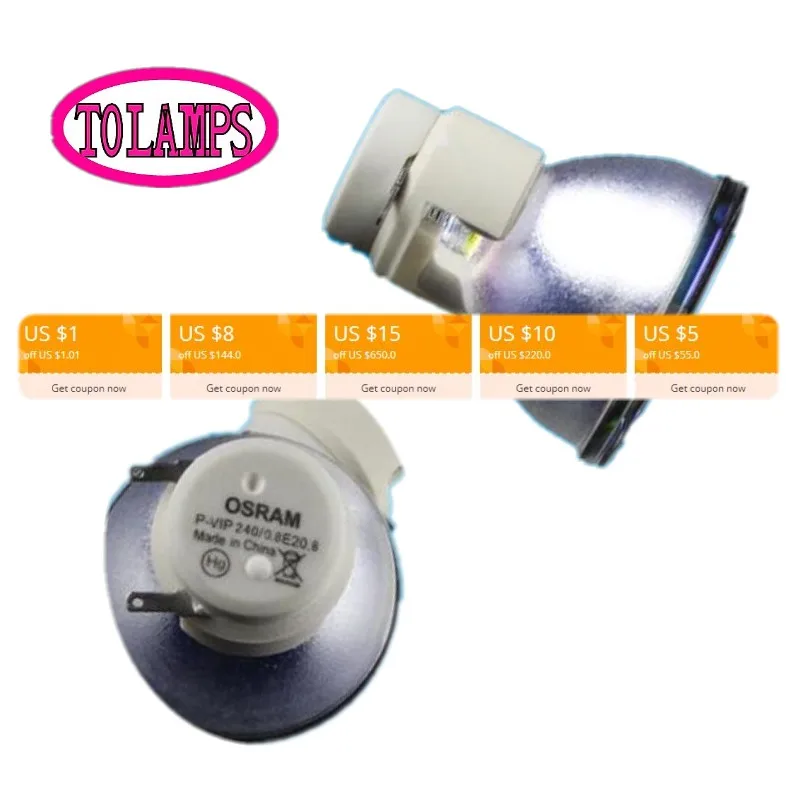 Оригинальная неэкранированная лампа 5J. J6E05.001 P-VIP 240/0. 8 E20.8 для MX720 MW721 проектор