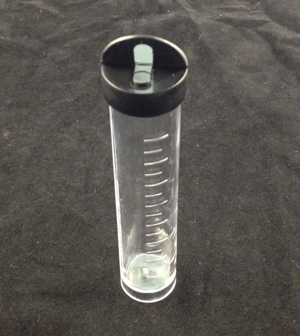 10 шт прозрачные Флаконы Контейнеры Для Хранения с черной крышкой 10.5X2cm #22617|container