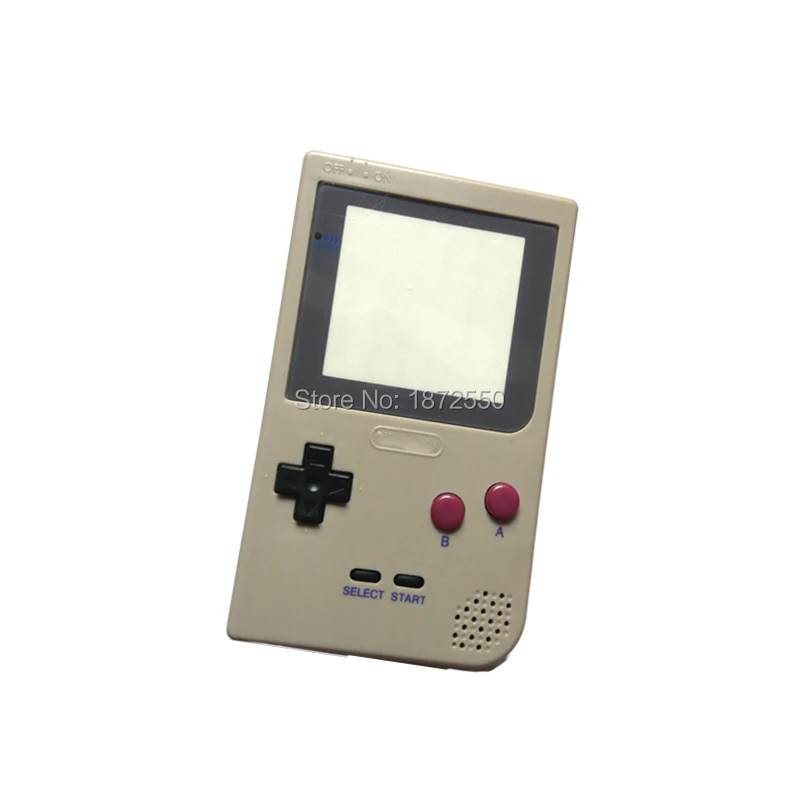Популярные серые Цвет Замена игровой чехол Пластик основа крышка подходит GameboyGB