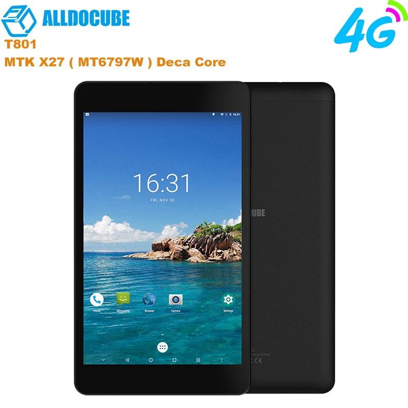 Новый ALLDOCUBE M8 8 дюймов 4G Телефонный звонок Планшеты MT6797X Helio X27 Дека Core 1200*1920 ips Экран