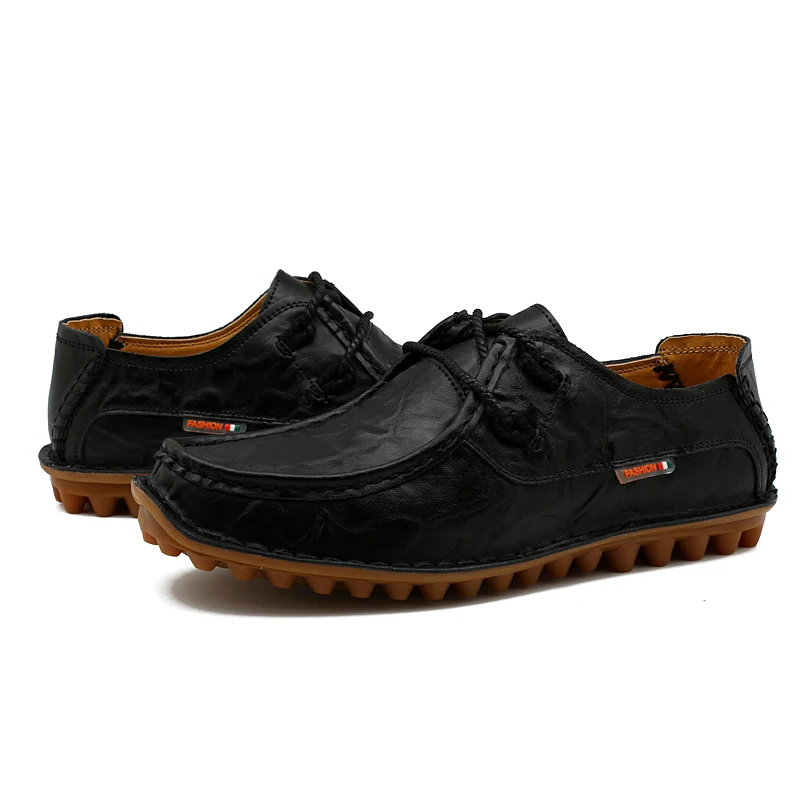 CcharmiX/Новое поступление модная мужская повседневная обувь из яловичного спилка
